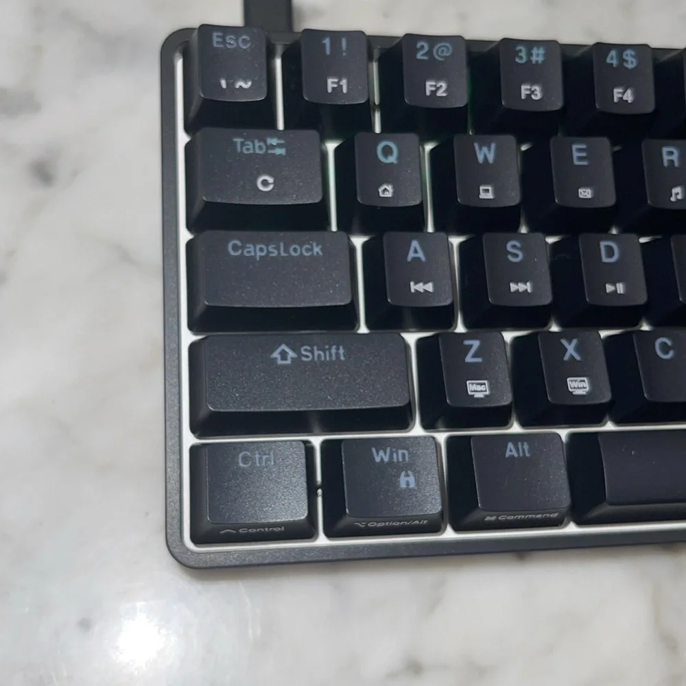 Dk61se 60% mechanical wired gaming keyboard and mini office keyboard